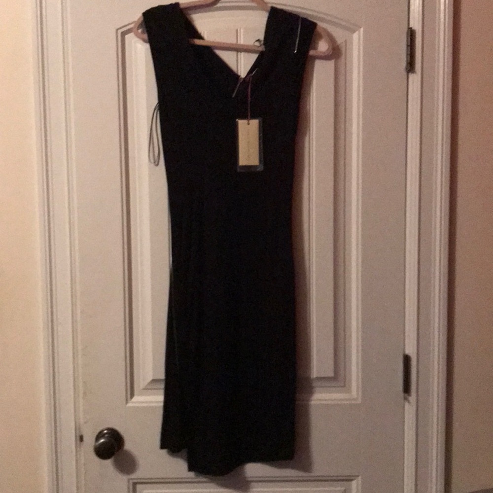 Stella McCartney black cocktail zipper dress
